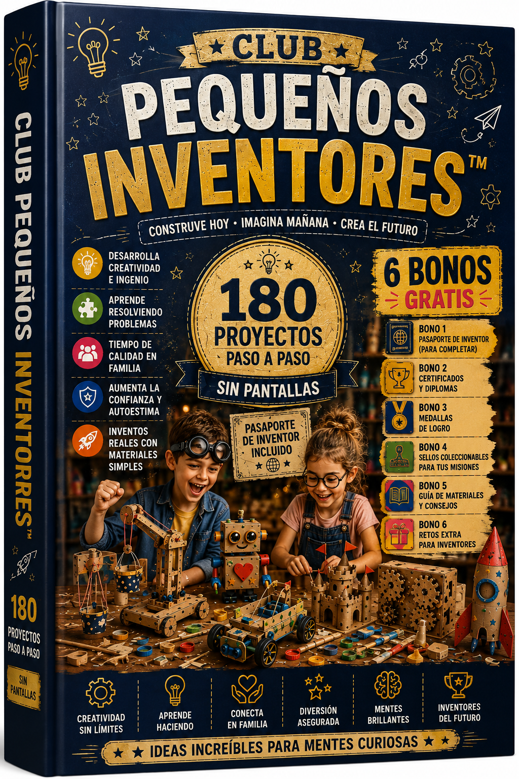 CLUB PEQUEÑOS INVENTORES + 6 BONOS