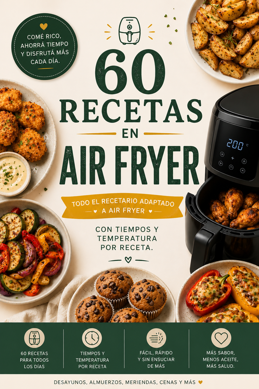 60 RECETAS EN LA AIR FRYER